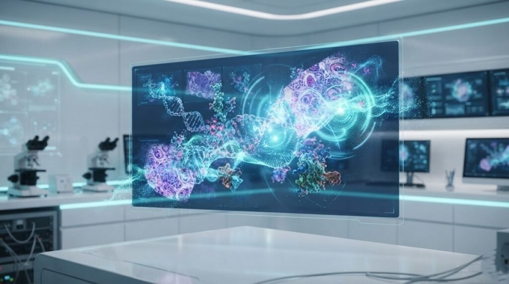 Quantum AI cancer diagnostics framework visual mapping of histopathology digital tissue slides