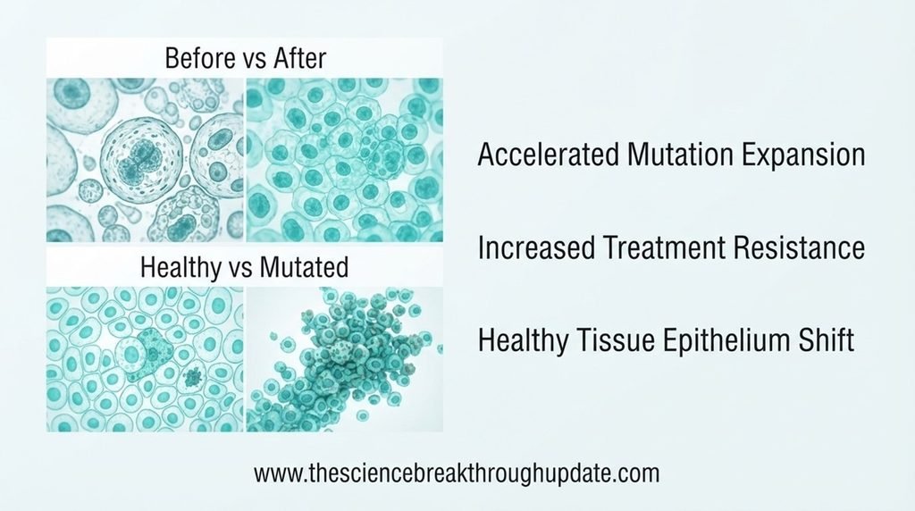 Cancer therapy data chart infographic