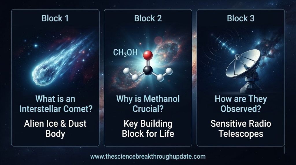 Interstellar comet 3I/ATLAS FAQ block