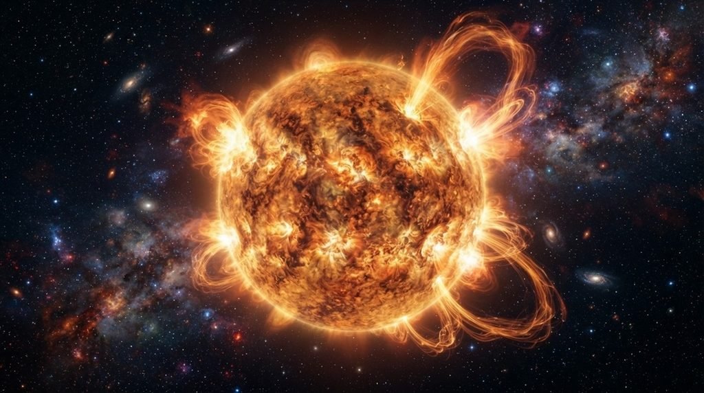 solar activity cycles banner.