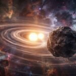 Binary suns gravity trap capturing interstellar planetesimal rock within protoplanetary disc