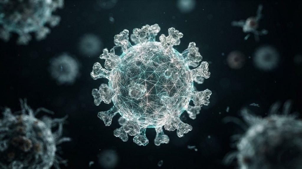 CANN AI neural network mapping geometric structural organization of mutating virus strains