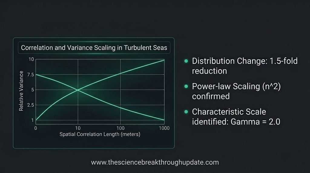  Mathematical chart illustrating the abundance distribution shifts and spatial scale limits of marine plankton across turbulent ocean currents
