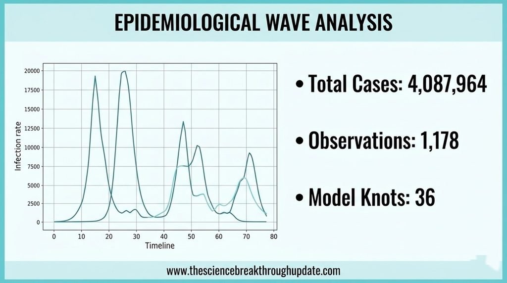 An educational FAQ infographic with medical icons explaining how deadly disease outbreaks return in waves due to flexible transmission and behavioral shifts.
